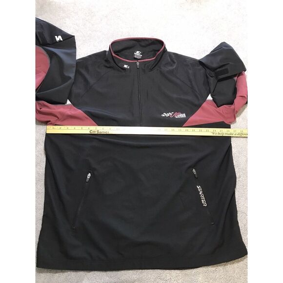 Nascar Joe Gibbs Racing Starter‎ 1/4 Zip 2XL Pullover Long Sleeve Jacket Shirt - Picture 10 of 14
